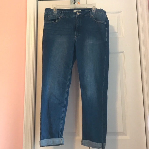 vintage america weekend crop jeans